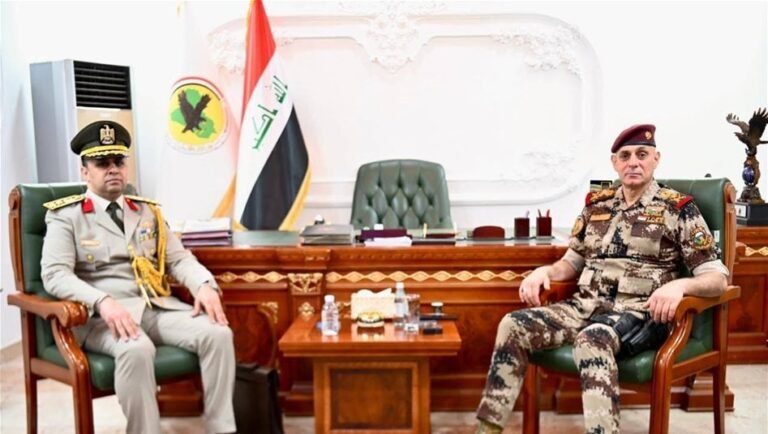 العراق-ومصر-يبحثان-تعزيز-التعاون-والتنسيق-المشترك-في-المجالات-الأمنية-والعسكرية