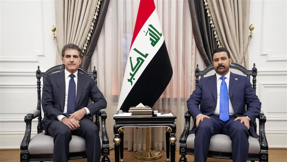 الزيدي-يؤكد-لبارزاني-حرص-الحكومة-على-معالجة-جميع-الملفات-العالقة