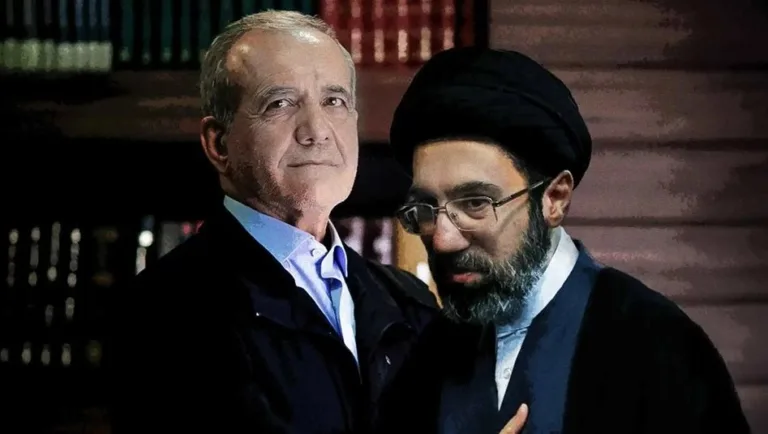تفاصيل-لقاء-الرئيس-الإيراني-بزشكيان-والسيد-مجتبى-الخامنئي