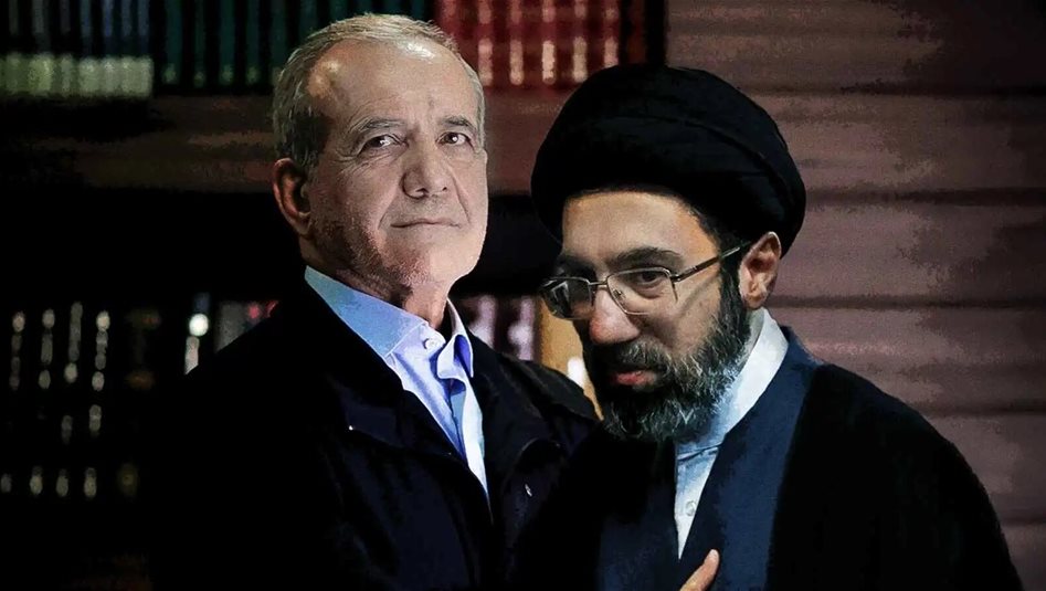 تفاصيل-لقاء-الرئيس-الإيراني-بزشكيان-والسيد-مجتبى-الخامنئي