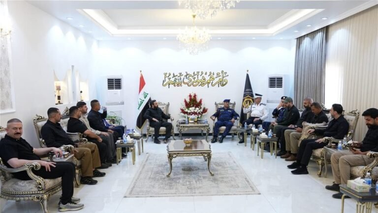 الشيخ-المسعودي-يبحث-مع-قائد-الشرطة-الاتحادية-في-سامراء-تسهيل-تفويج-الزائرين