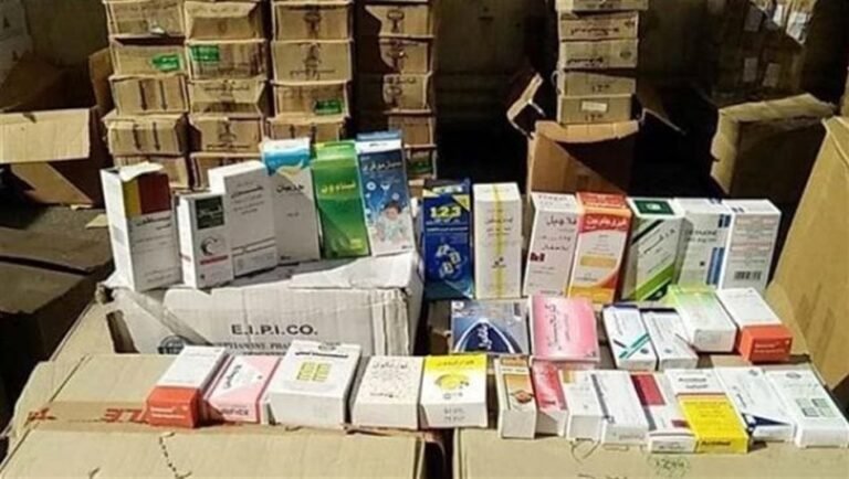 قوة-امنية-تضبط-428-الف-قطعة-من-الأدوية-البشرية-المهربة-وسط-بغداد