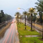 رغم-توقعات-ارتفاع-الحرارة.-مناطق-عراقية-تشهد-زخات-مطر