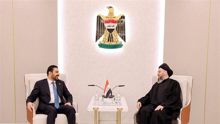 الزيدي-يؤكد-للسيد-الحكيم:-ضرورة-توحيد-مواقف-جميع-القوى-والمضي-بإكمال-التشكيلة-الحكومية