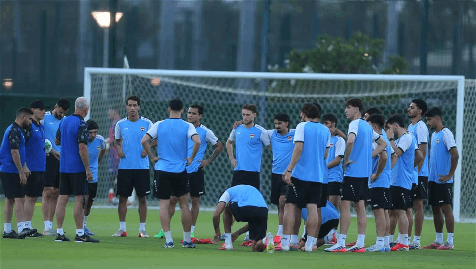 بالصور.-المنتخب-العراقي-يختتم-تدريباته-لمواجهة-عُمان-غداً-في-خليجي-27