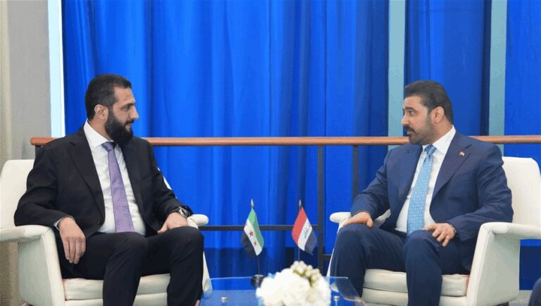 الزيدي-والشرع-يبحثان-جهود-تدعيم-التهدئة-وتخفيف-توتر-المنطقة