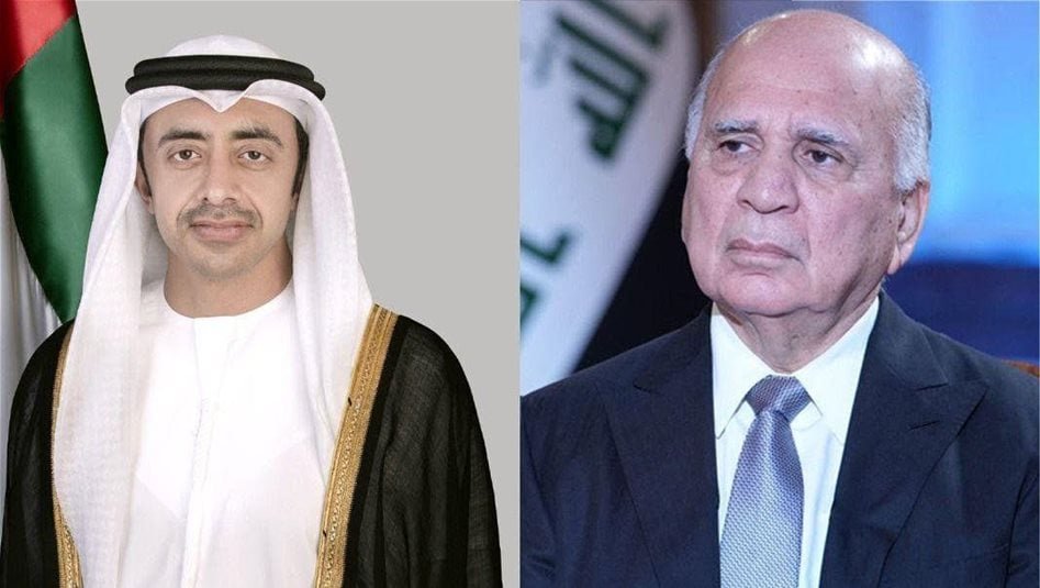 العراق-والإمارات-يبحثان-خفض-التوترات-وتعزيز-أمن-واستقرار-المنطقة