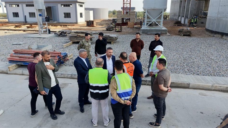 مدير-عام-المجاري-يعلن-نسب-إنجاز-مشروع-محطة-معالجة-أيمن-الموصل